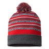 Cap America - Mens Rkl12 Usa-Made Striped Beanie