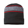 Cap America - Mens Rkv12 Usa-Made Variegated Striped Cuffed Beanie