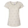 Code Five - Womens 3629 Star Print Scoop Neck Tee