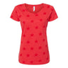 Code Five - Womens 3629 Star Print Scoop Neck Tee