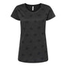 Code Five - Womens 3629 Star Print Scoop Neck Tee