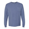 Comfortwash By Hanes - Mens Gdh250 Garment Dyed Long Sleeve T-Shirt With A Pocket