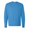 Comfortwash By Hanes - Mens Gdh250 Garment Dyed Long Sleeve T-Shirt With A Pocket