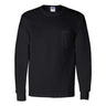 Gildan - Mens 2410 Ultra Cotton Long Sleeve Pocket T-Shirt