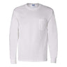 Gildan - Mens 2410 Ultra Cotton Long Sleeve Pocket T-Shirt
