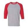 Gildan - Mens 5700 Heavy Cotton Raglan Three-Quarter Sleeve T-Shirt