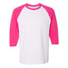 Gildan - Mens 5700 Heavy Cotton Raglan Three-Quarter Sleeve T-Shirt