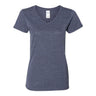 Gildan - Womens 5V00L Heavy Cotton V-Neck T-Shirt