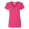 Gildan - Womens 5V00L Heavy Cotton V-Neck T-Shirt