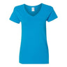Gildan - Womens 5V00L Heavy Cotton V-Neck T-Shirt