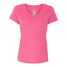 Hanes - Womens 42Vt Perfect-T Triblend V-Neck Short Sleeve T-Shirt