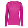Holloway - Womens 222824 Momentum Long Sleeve V-Neck T-Shirt