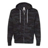 Independent Trading Co. - Mens Afx90Unz Unisex Lightweight Full-Zip Hooded Sweatshirt
