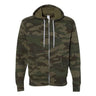 Independent Trading Co. - Mens Afx90Unz Unisex Lightweight Full-Zip Hooded Sweatshirt