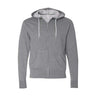 Independent Trading Co. - Mens Afx90Unz Unisex Lightweight Full-Zip Hooded Sweatshirt