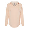 Independent Trading Co. - Womens Prm2500 Lightweight California Wave Wash Hooded Sweatshirt