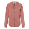 Independent Trading Co. - Womens Prm2500Z California Wave Wash Full-Zip Hooded Sweatshirt