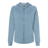 Independent Trading Co. - Womens Prm2500Z California Wave Wash Full-Zip Hooded Sweatshirt