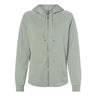 Independent Trading Co. - Womens Prm2500Z California Wave Wash Full-Zip Hooded Sweatshirt