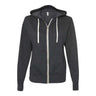 Independent Trading Co. - Mens Prm90Htz Unisex Heathered French Terry Full-Zip Hooded Sweatshirt