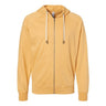 Independent Trading Co. - Mens Ss1000Z Icon Unisex Lightweight Loopback Terry Full-Zip Hooded Sweatshirt