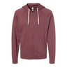 Independent Trading Co. - Mens Ss1000Z Icon Unisex Lightweight Loopback Terry Full-Zip Hooded Sweatshirt