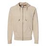Independent Trading Co. - Mens Ss1000Z Icon Unisex Lightweight Loopback Terry Full-Zip Hooded Sweatshirt