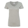 J. America - Womens 8136 Glitter V-Neck Short Sleeve T-Shirt