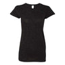 J. America - Womens 8138 Glitter Short Sleeve T-Shirt