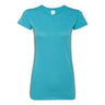 J. America - Womens 8138 Glitter Short Sleeve T-Shirt