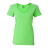 J. America - Womens 8169 V-Neck Slub T-Shirt