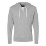 J. America - Mens 8231 Jersey Sport Lace Hooded Pullover