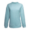 J. America - Womens 8428 Weekend Terry Mock Crew
