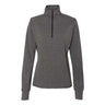 J. America - Womens 8433 Omega Stretch Quarter-Zip Pullover