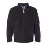 J. America - Mens 8454 Sherpa Quarter-Zip Pullover
