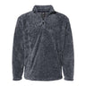 J. America - Mens 8464 Boundary Shag Frosty Sherpa Quarter-Zip Pullover