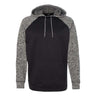 J. America - Mens 8612 Colorblocked Cosmic Fleece Hooded Sweatshirt