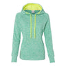 J. America - Womens 8616 Cosmic Fleece Hooded Sweatshirt