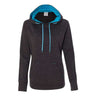 J. America - Womens 8616 Cosmic Fleece Hooded Sweatshirt