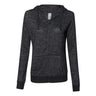 J. America - Womens 8656 Cozy Jersey Hooded Full-Zip