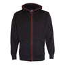 J. America - Mens 8668 Glow Full-Zip Hooded Sweatshirt