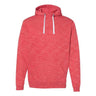 J. America - Mens 8677 MÃ©lange Fleece Hooded Sweatshirt