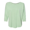 J. America - Womens 8685 Lounge Fleece Dolman Crewneck Sweatshirt