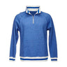 J. America - Mens 8703 Peppered Fleece Quarter-Zip Sweatshirt