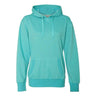 J. America - Womens 8860 Glitter French Terry Hooded Sweatshirt