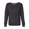 J. America - Womens 8867 Glitter French Terry Sweatshirt