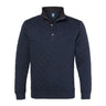 J. America - Mens 8890 Quilted Snap Pullover