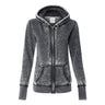 J. America - Womens 8913 Zen Fleece Full-Zip Hooded Sweatshirt