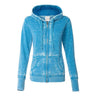 J. America - Womens 8913 Zen Fleece Full-Zip Hooded Sweatshirt