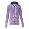 J. America - Womens 8913 Zen Fleece Full-Zip Hooded Sweatshirt